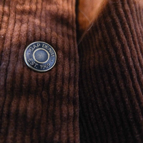 Gap Womens Skirt Corduroy Mini Skirt Buttons Pockets Fall Sz 12 Career Office - Picture 8 of 10